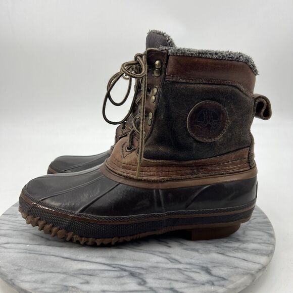 HH Brown Duck Boots Mens 7 Brown Insulated Waterproof Thinsulate Steel Shank main image 4